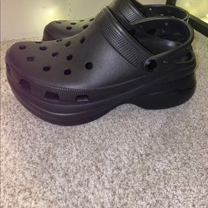 Platform crocs
